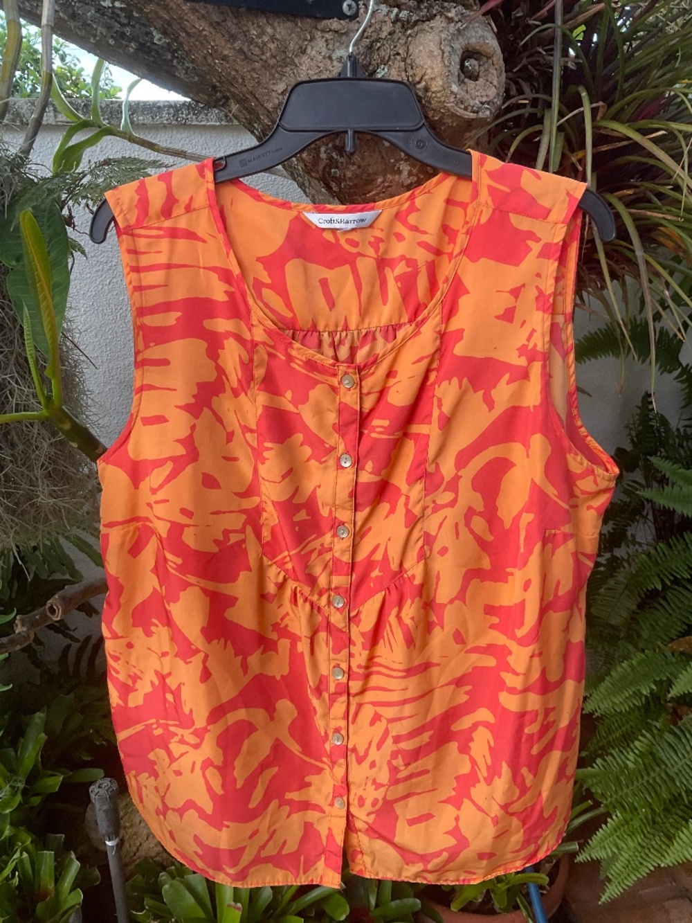 Tropical Women’s Orange Top
